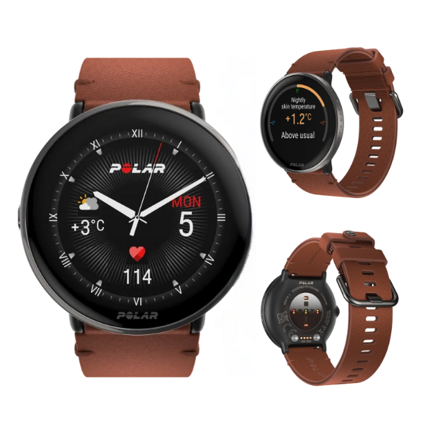 Polar Ignite TITANIUM Sport GPS Bluetooth Smartwatch Waterproof Wrist HRM  S-L