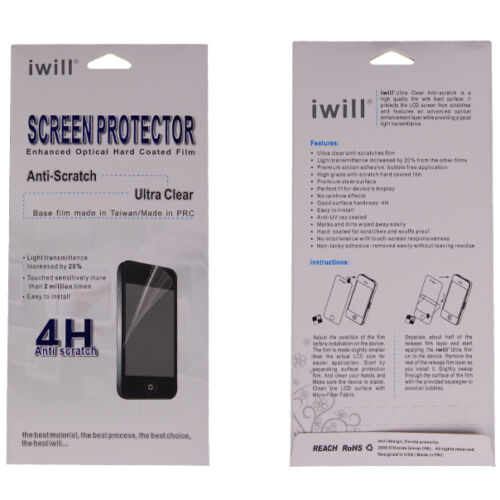 2pcs Anti-scratch 4H PET soft film screen protector for Apple iphone Xs front - Picture 4 of 4