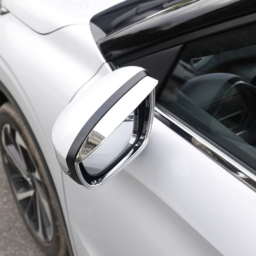 Fit For Mitsubishi Outlander 2022-2024 Chrome Side Mirror Rain Eyebrow Trim - Foto 7 di 9