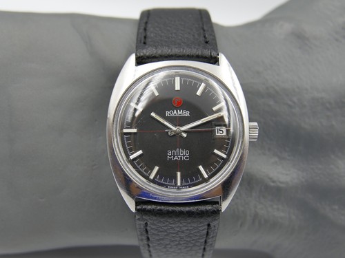 70s vintage watch Roamer anfibio Matic automatic ref 479-1120.012 - 第 8/17 張圖片