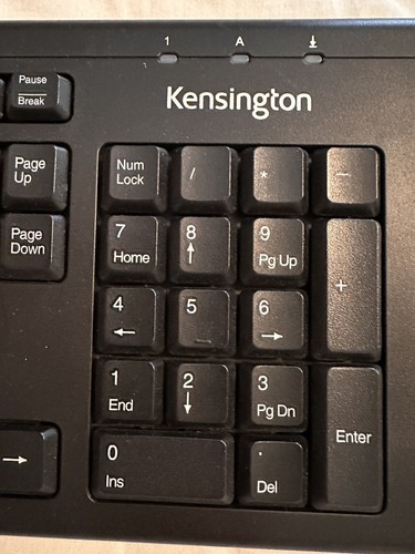 Kensington K64370A Keyboard Desktop Wired USB Black Tested & Works - Picture 2 of 5