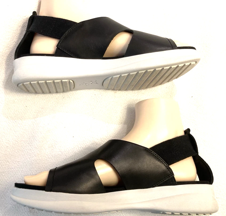 OBT Forever Whitney Black Leather Sandals Women's 8.5 M, Comfort, Open Toe, NWOB - Image 4 of 4