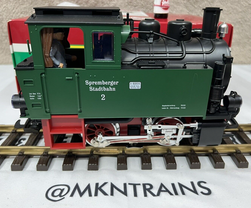 LGB Spur G 21761 Dampflok Tenderlok "Spremberger Stadtbahn 2" NEW in BOX G Scale - Picture 6 of 13