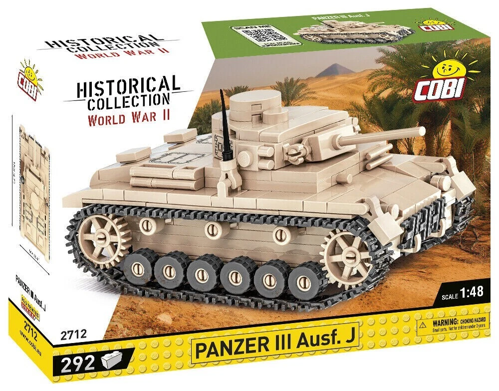 COBI 2712 WWII Panzer III Ausf. J German Tank 1 48 Scale 292