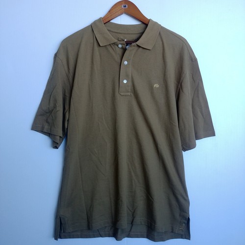 MK Bison Mens Short Sleeve Polo - Size M - Pre-owned - M10043 - Imagen 1 de 6