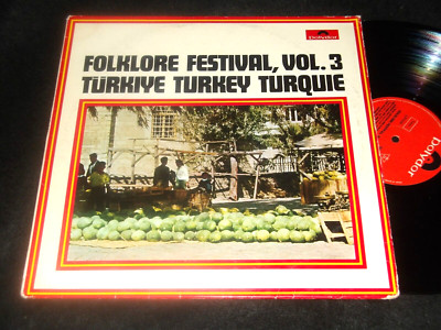 FOLKLORE FESTIVAL V. 3 TURKEY Polydor LP Made Germany Güneri Tecer Zühre Varisli