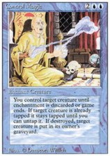 Heavy Play, English MTG Regular Control Magic 3rd Edition Magic the Gathering