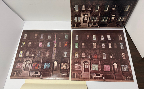 Led Zeppelin 1975 Physical Graffiti Vinyl LP Swan Song EX - Foto 8 di 13