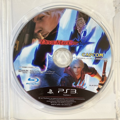 Devil May Cry 4 Sony Playstation 3 PS3 BLJM55017 CIB Used Video Games DMC Japan - Picture 10 of 11