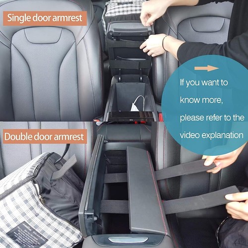 DOTOUUD Small Dog/Cat Booster Seat (Car Armrest) w/ Safety Tethers - Picture 6 of 6