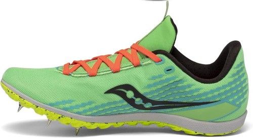 Saucony Women's Havok Xc3 Flat Cross Country Running Shoes Green Mutant - Picture 4 of 5