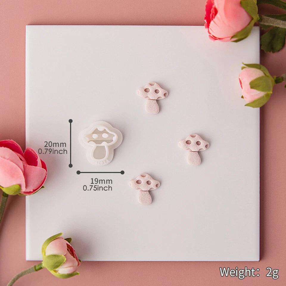 1PC Polymer Clay Cutter Mould Plastic Mold DIY Earrings Pendant Pottery Cutting - Image 3 of 4