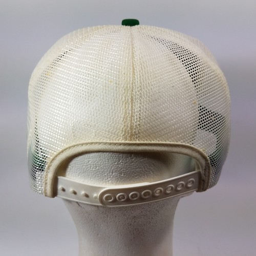 Vintage 80s Old Belt Farmers Co Op Trucker Hat K Products Made In USA Tobacco - Picture 7 of 12