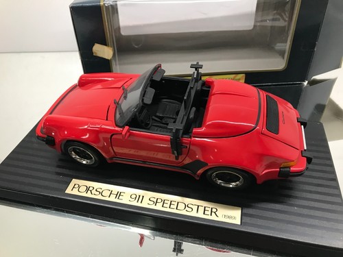 MASTER TOY 802B PORSCHE 911 964 SPEEDSTER 1989 -RED 1:18- GOOD IN BOX - Imagen 7 de 11