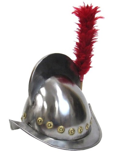 Marion Officer Helmet Medieval Comb Marion One Size Helmet, - Picture 5 of 9