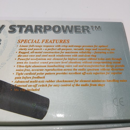 Microphone NADY Starpower SP-R3 dynamic NEODYMIUM Dynamic Mic w/ Box - Afbeelding 9 van 9