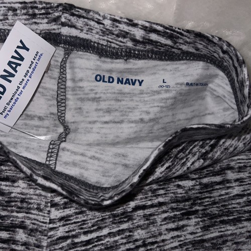 Old Navy Girl Leggings. Size Large (10-12) Built-In Tough Full-Length. 2 pairs - Picture 10 of 12