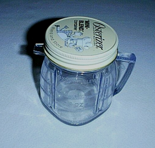 OSTERIZER Blend & Store Plastic Food Container & Metal Lid for Oster Blender NEW - Picture 1 of 3