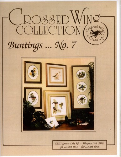 CROSSED WING COLLECTION bird,birds counted cross stitch charts -YOUR CHOICE - Picture 53 of 90