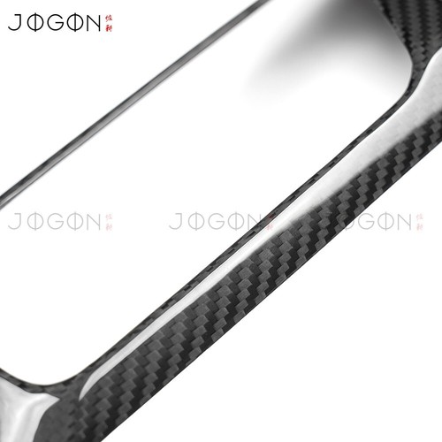 Carbono seco para Ford Bronco 2021-UP 2 puertas interior manija puerta delantera panel de moldura - Imagen 11 de 14