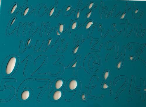 Cake Embossers Alphabet Stamps Upper Lower Case Letters Numbers Sunshine Font - Picture 3 of 3