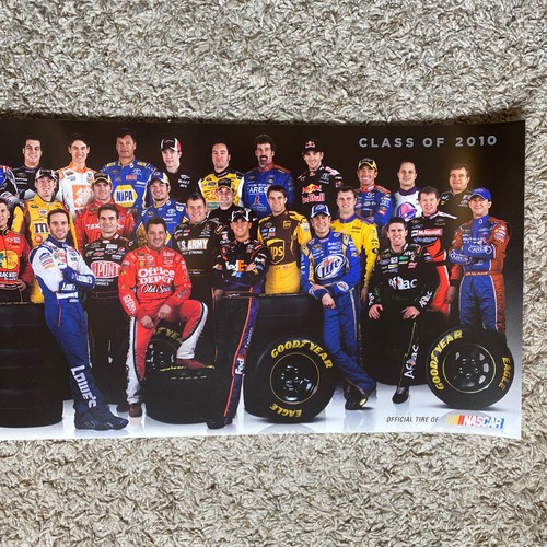 Nascar Drivers Class Of 2010 Goodyear Poster 11 x 34 - Picture 3 of 4