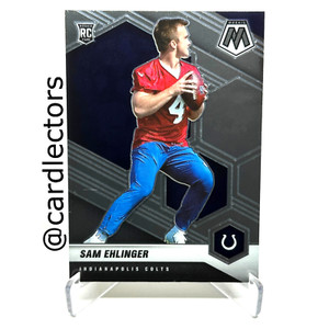 2021 Panini Mosaic Football SAM EHLINGER #372 RC Base Indianapolis COLTS TEXAS
