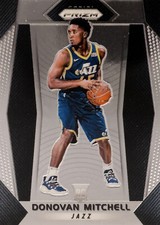 2017-18 Panini Prizm Basketball Base #117: Donovan Mitchell Base