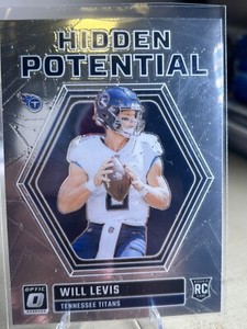 2023 Panini Donruss Optic Will Levis Hidden Potential Rookie RC #HP-WL Titans