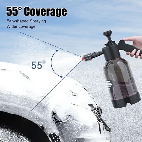 2L Car Wash Foam Sprayer Hand Held Pump Wash Spray Bottle Snow Foam Detailing UK - Picture 7 of 11