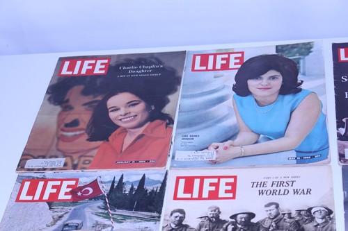 VTG Life Magazines Lot Bundle 1964 Advertising Pope Charlie Chapmen Ali War Fire - Picture 8 of 18