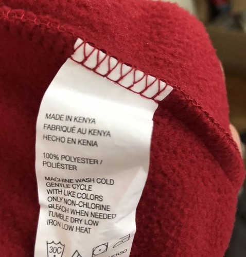Bass Red Fleece Jacket Large - Picture 4 of 12
