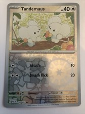 Pokémon TCG Paldea Evolved Tandemaus Reverse Holofoil 167/193 NM