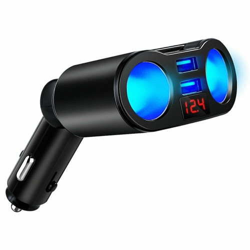 Adapter zapalniczki samochodowej 2-drożny podwójny wtyczka gniazdo ładowarka rozdzielacz 12V DC - Zdjęcie 9 z 11
