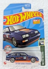 HOT WHEELS CARS 87 FORD ESCORT SIERRA FOCUS COMBINE SHIP SEE VIDEO