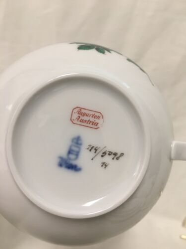 (20 Pieces) Vintage Augarten Vienna 'Maria Theresia' (4) 5-PIECE PLACE SETTINGS - Picture 12 of 12