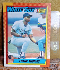Frank Thomas 1990 Topps Baseball Card ... RC  includes  top-loader