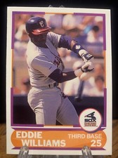 1989 Score Young Superstar II Chicago White Sox Baseball Card #39 Eddie Williams