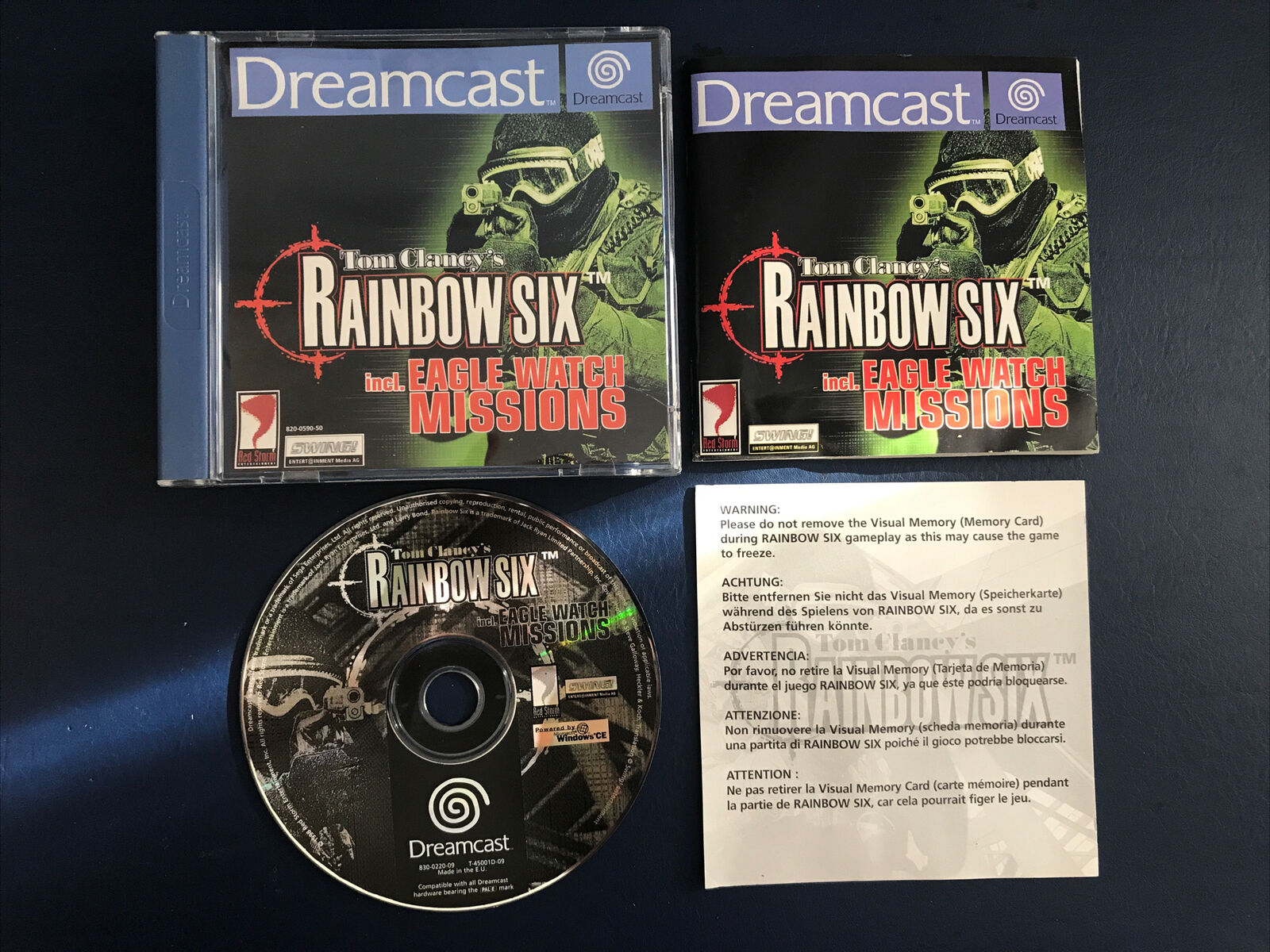 Jeu SEGA Dreamcast PAL FRA Complet En Boite Tom Clancy’s Rainbow Six