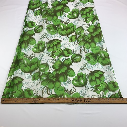 Vintage Dress Long Medium 60’s Mod A Line Floral Bold Chiffon w/ Slip 34” Bust - Picture 16 of 16