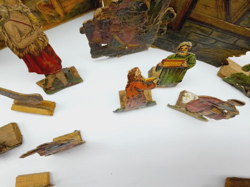 ORIGINAL antike KRIPPE Erzgebirge Böhmische Sammlung Auflösung Weihnacht christl - Bild 21 von 24