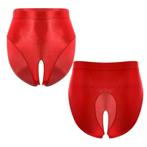 Ropa interior para hombre calzoncillos sedosos color liso bragas calzoncillos brillantes noche de boda - Imagen 31 de 80