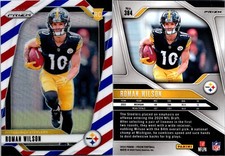 2024 Panini Prizm - Rookies Roman Wilson #384 (RC) Red, White & Blue Prizm 4369