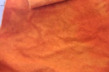 Orange Ochre HAND DYED RUG HOOKING WOOL over 1/8 yard Spotted Cur