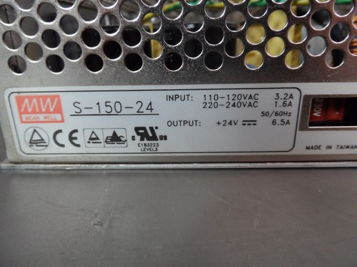 Fuente de alimentación conmutada Mean Well S-150-24 110-240 VCA entrada salida 24 VCC (25064) - Imagen 2 de 8