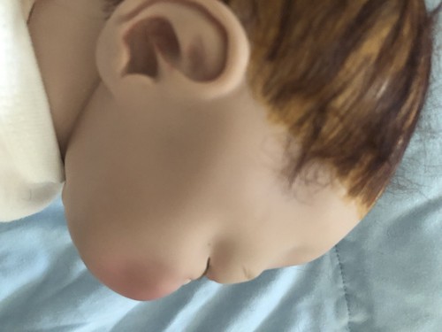 My Baby Boy By Denise Kunz-Pratt Vinyl Lifelike Sleeping Baby Boy Doll - Picture 15 of 16