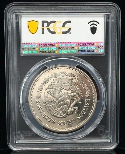 1985 Mo 500 Peso Revolution PCGS PR 68 DCAM Gold Shield - Picture 2 of 5