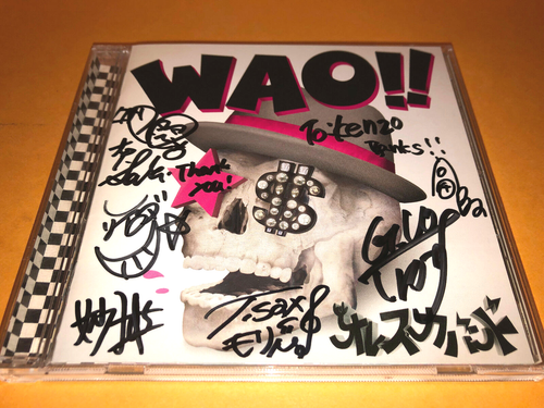 Oreskaband WAO CD signed by members 13 tracks ore ska band CHUCK オレスカバンド