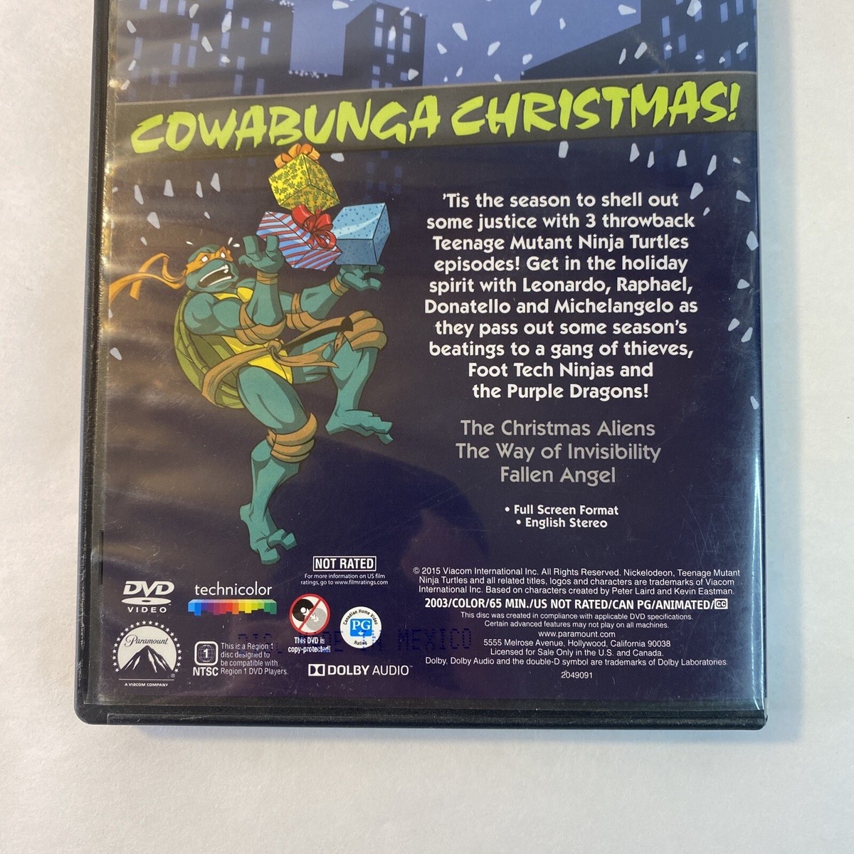 Teenage Mutant Ninja Turtles: Cowabunga Christmas! (DVD