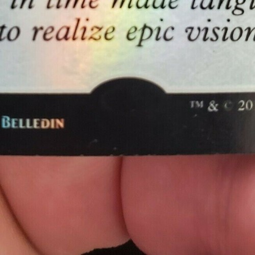 MTG Mox Amber 224/269 Foil MISPRINT / ERROR Dominaria Mythic Missing Holo Stamp - Picture 2 of 3